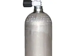 Alu Flasche LUXFER (Dirty Beast)  7L mit Mono  Ventil LINKS 200 Bar