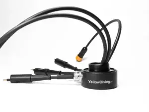 Yellow Diving <BR>TRIPLE <BR> Einlassventils <br> Anzugsdurchführung