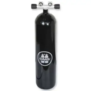 tauchen Stahlflasche,Tauchflasche Doppelventil 12l Lang schwarz