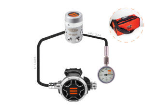 Tecline R4 TEC1 21% O₂ Regler-Set mit SPG, –   Stage