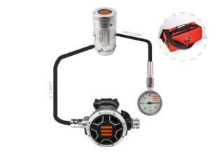 Atemregler-Set R2 TEC1 – 21% O₂ mit SPG –   Stage