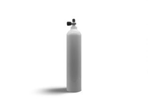 7 Liter 200Bar Luxfer (Weiss) +  DirZone Monoventil Links 232 bar