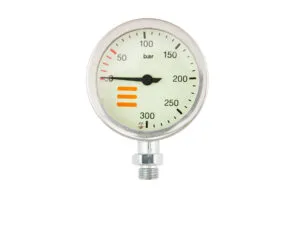 Tecline Finimeter 63 mm 230 bar Nickelbeschichtung Produktbild