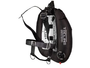 Tecline Wing Blase Donut DIR-Set 1 Schwarz –  22L Special Edition mit DIR-Harness und Edelstahl-Backplate 3mm