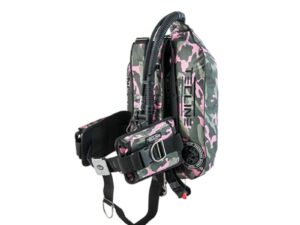 Tecline Peanut 16L Wing Blase Donut Komfort-Set – Pink-Camouflage – Monoflaschen