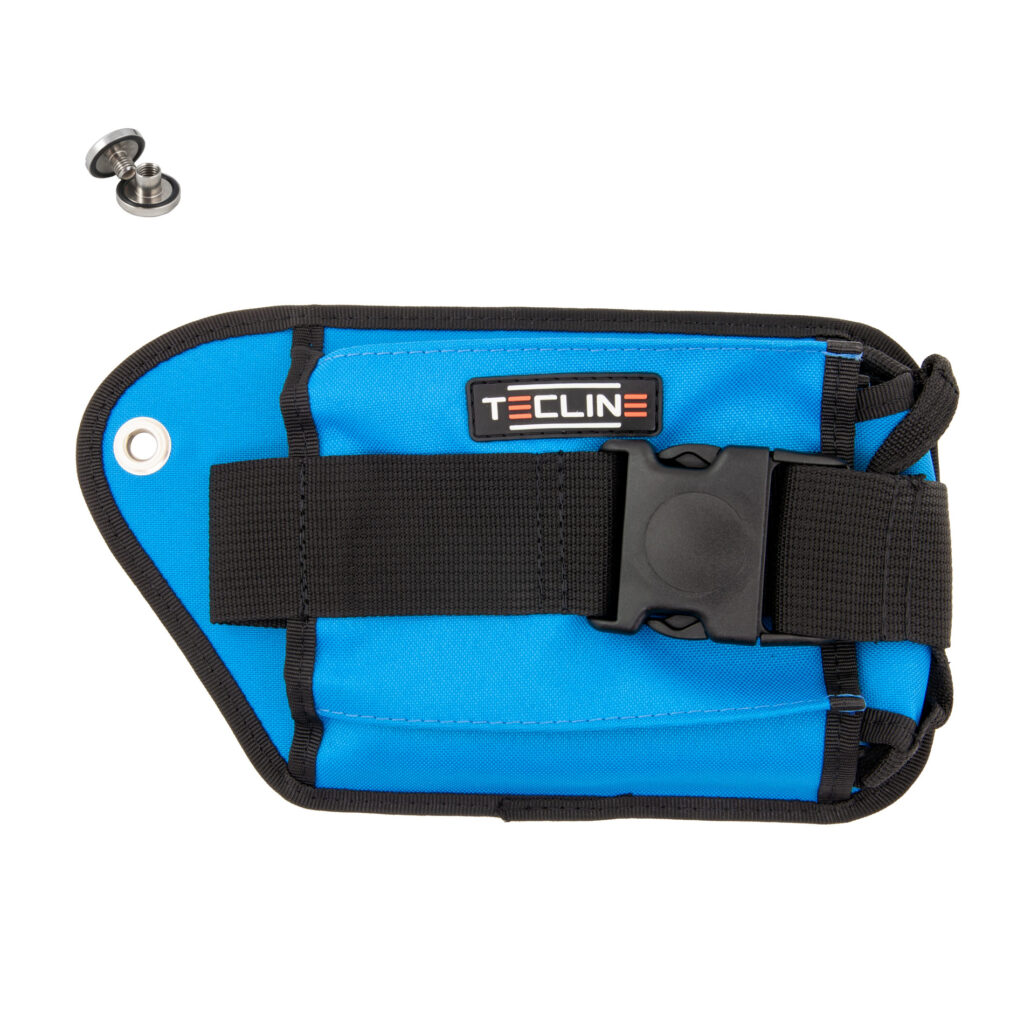 Tecline Bleitaschen – rechts (Blaue Edition)