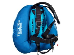 Tecline Wing Blase Donut 22L  DIR-Aluminium Backplate Blau 3 mm