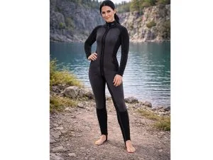 Navy Extreme Unterzieher Unterzieher für Kaltwassertauchen Damen