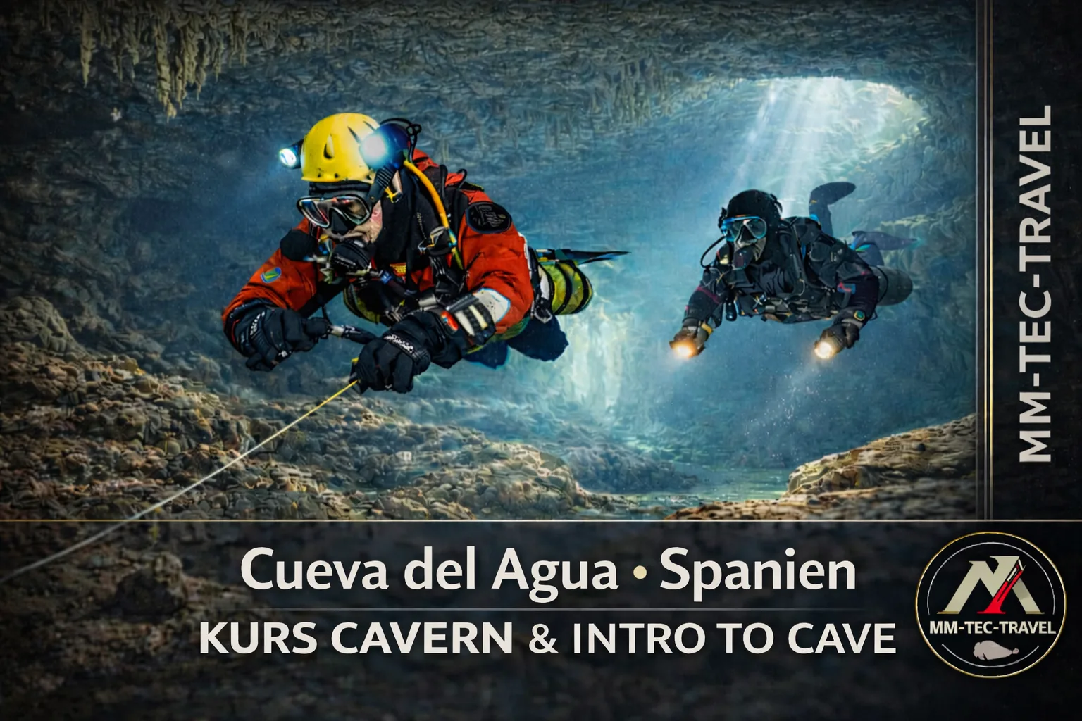 Höhlentauchkurs in Spanien – Cueva del Agua (Isla Plana / Cartagena, Murcia)
