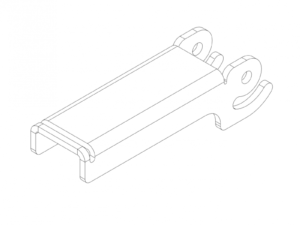 Divesoft Carrier Frame mit Verriegelungshebel Produktansicht