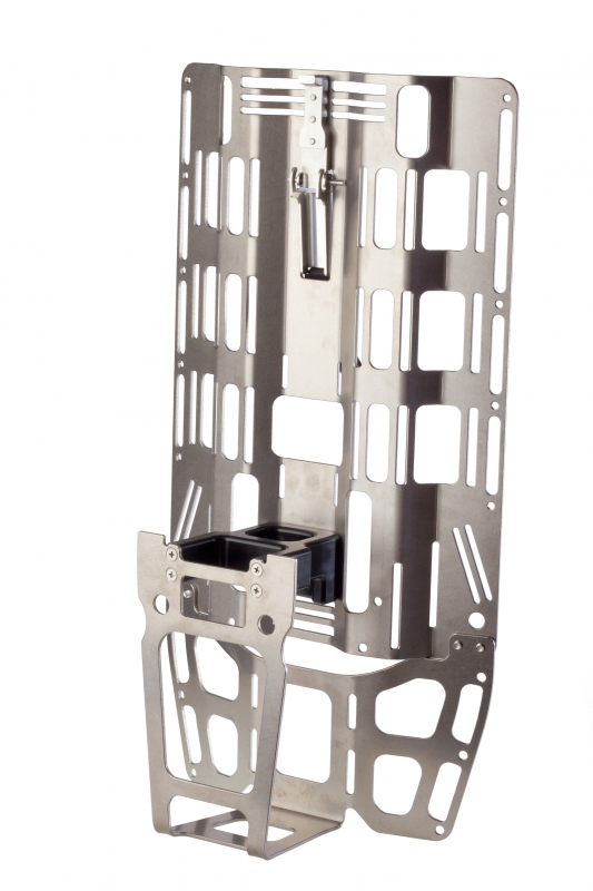 Titan-Rückenplatte und erweiterter schmaler Stand von Divesoft