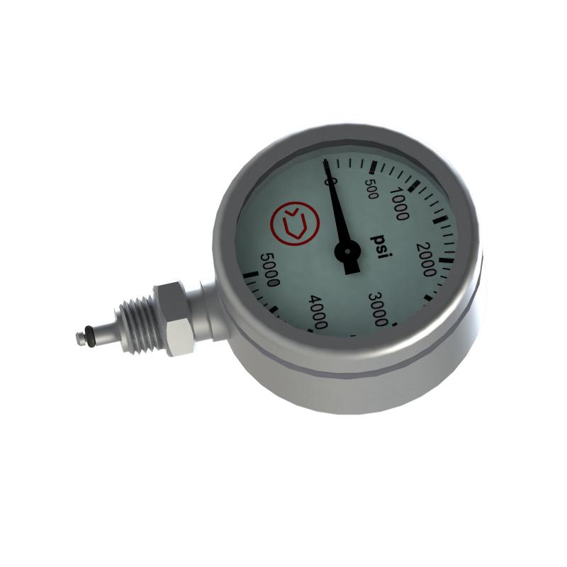 Manometer 52 mm PSI Divesoft