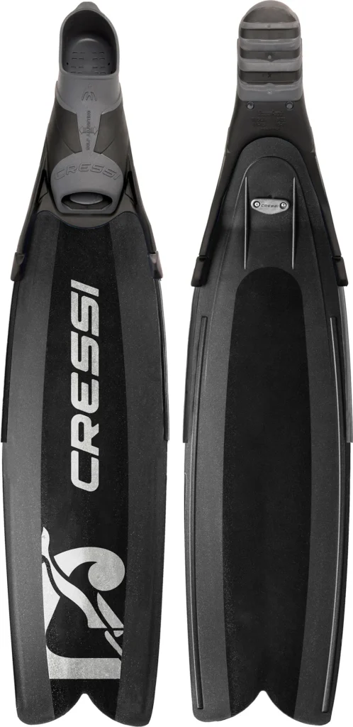 Cressi Gara Turbo Boost Flossen in Black, Größe EU 46/47