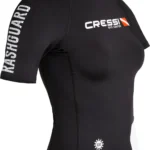 Cressi Dive Center Rashguard T-Shirt Lady Kurzarm in Black, Größe XS – EU 36