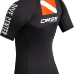 Cressi Dive Center Rashguard T-Shirt Lady Kurzarm in Black, Größe XS – EU 36