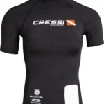 Cressi Dive Center Rashguard T-Shirt Lady Kurzarm in Black, Größe XS – EU 36
