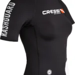 Cressi Dive Center Rashguard T-Shirt Lady Kurzarm in Black, Größe XS – EU 36