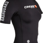 Cressi Dive Center Rashguard T-Shirt Lady Kurzarm in Black, Größe XS – EU 36