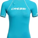 Cressi Rashguard Shirt Lady Kurzarmshirt in Black / Pink