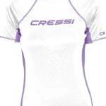 Cressi Rashguard Shirt Lady Kurzarmshirt in Black / Pink