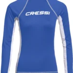 Cressi Rashguard Shirt Lady Langarm in Blue, Größe XS – EU 36
