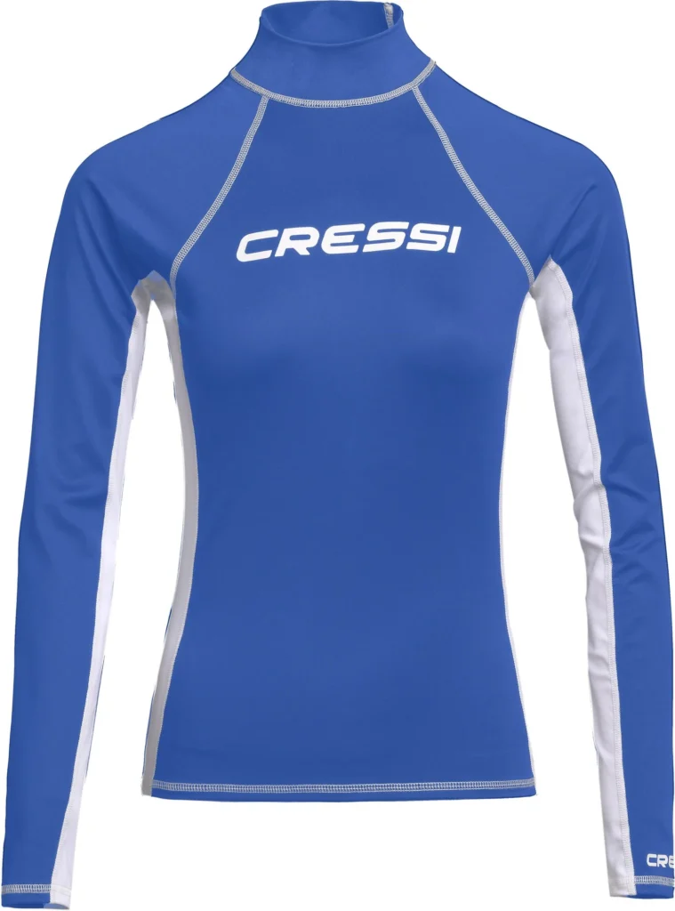 Cressi Rashguard Shirt Lady Langarm in Blue, Größe XS – EU 36
