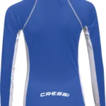 Cressi Rashguard Shirt Lady Langarm in Blue, Größe XS – EU 36