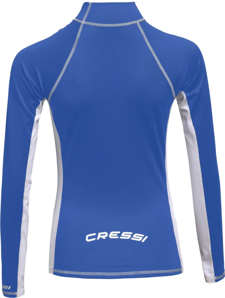 Cressi Rashguard Shirt Lady Langarm in Blue, Größe XS – EU 36