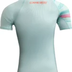 Cressi Shield Rashguard Shirt Lady Kurzarm in White / Aquamarine