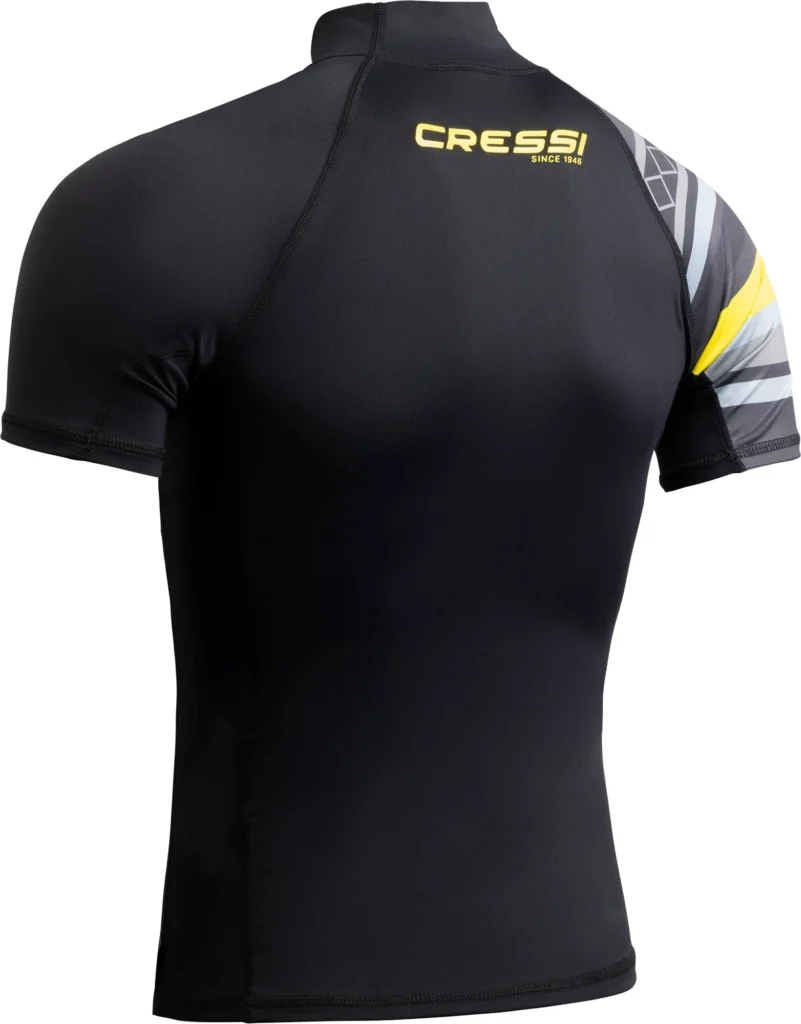 Cressi Shield Rashguard Shirt Lady Kurzarm in White / Aquamarine