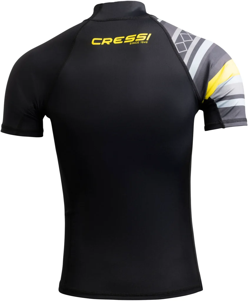 Cressi Shield Rashguard Shirt Lady Kurzarm in White / Aquamarine