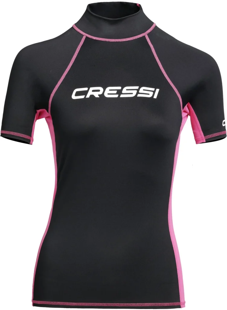 Rash_Guard_Short_Sleeve_Lady_Black_Pink