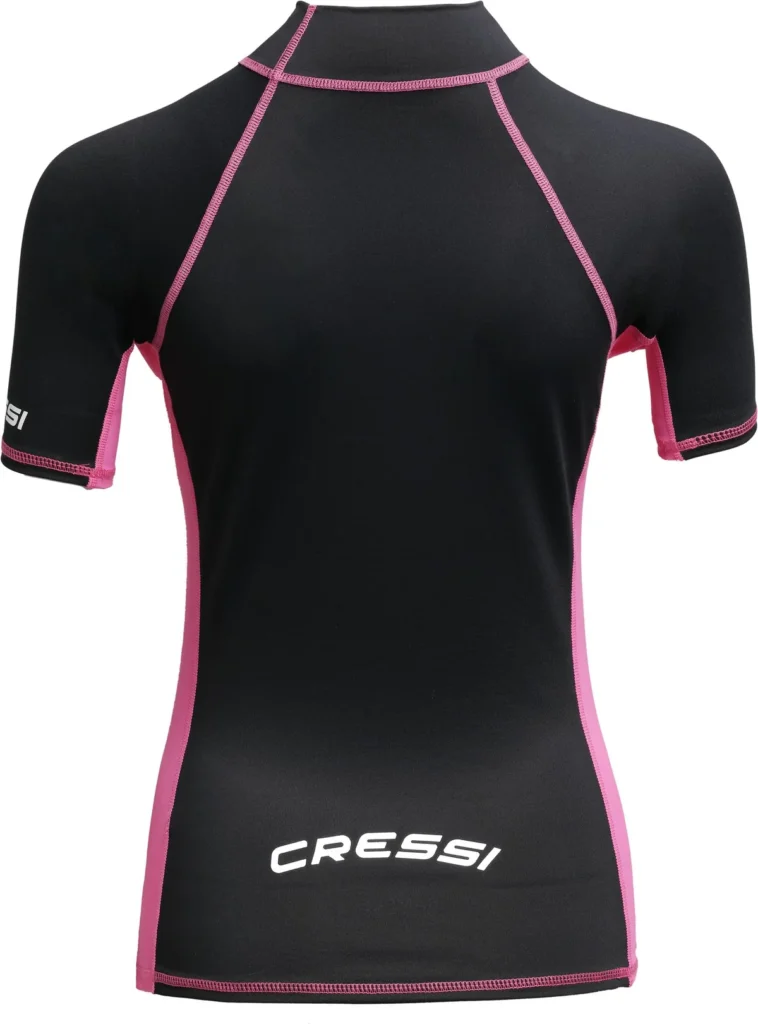 Rash_Guard_Short_Sleeve_Lady_Black_Pink