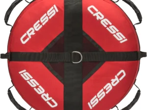Rote Cressi Freediving Buoy Trainingsboje mit integrierter Flagge